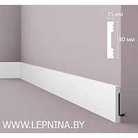 NMC WALLSTYL профиль FD8 выс.плотности 80х15мм белый 19шт/кор *